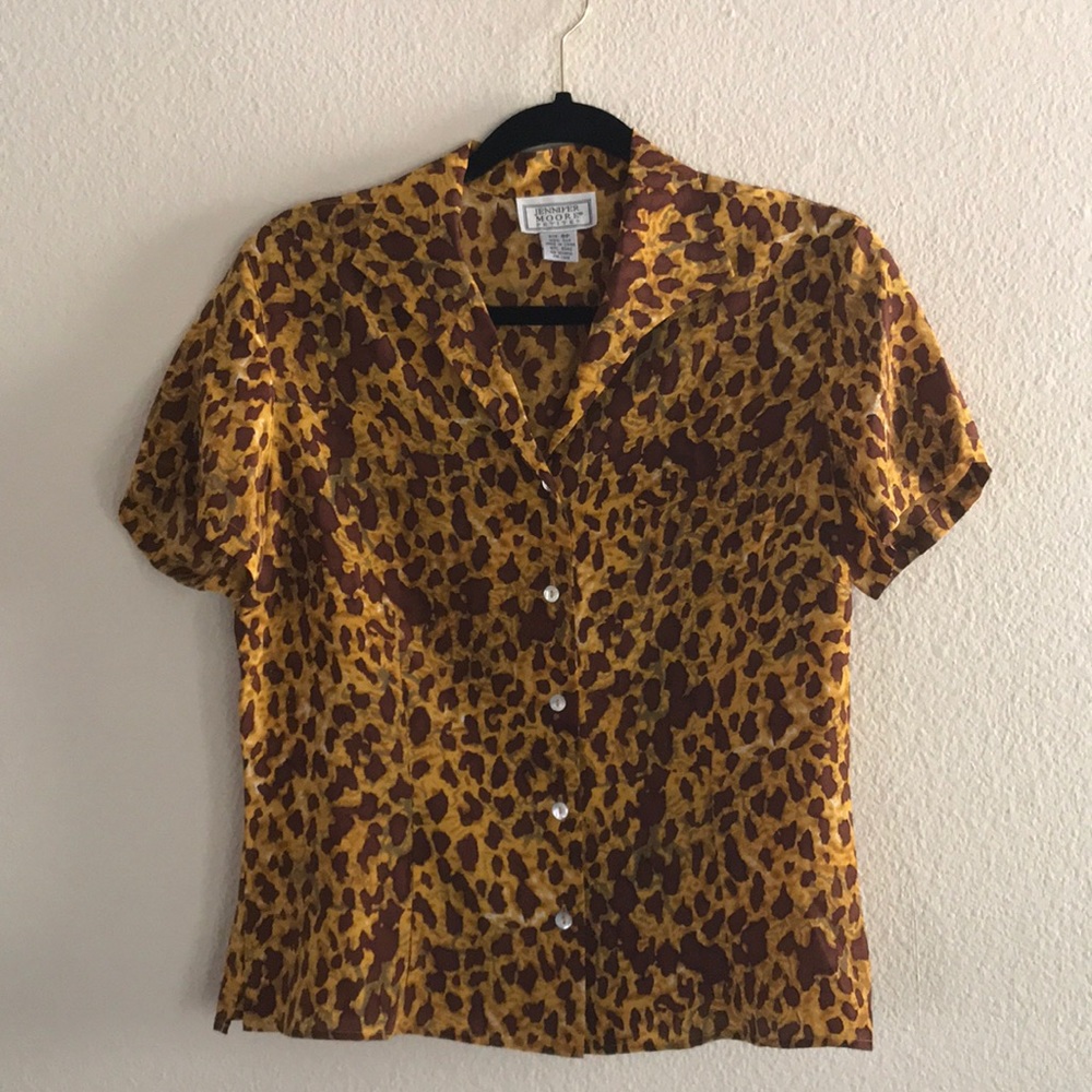 Vintage silk button up